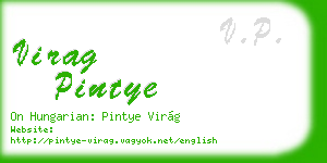 virag pintye business card