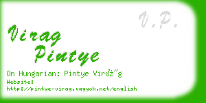 virag pintye business card